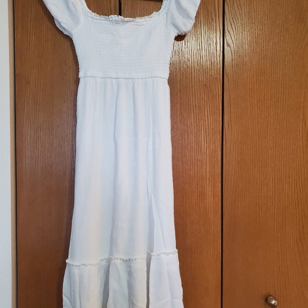 Aeropostale White Maxi Dress